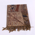 100% полиэстер длинный теплый шарф зимний шаль мода Pashmina